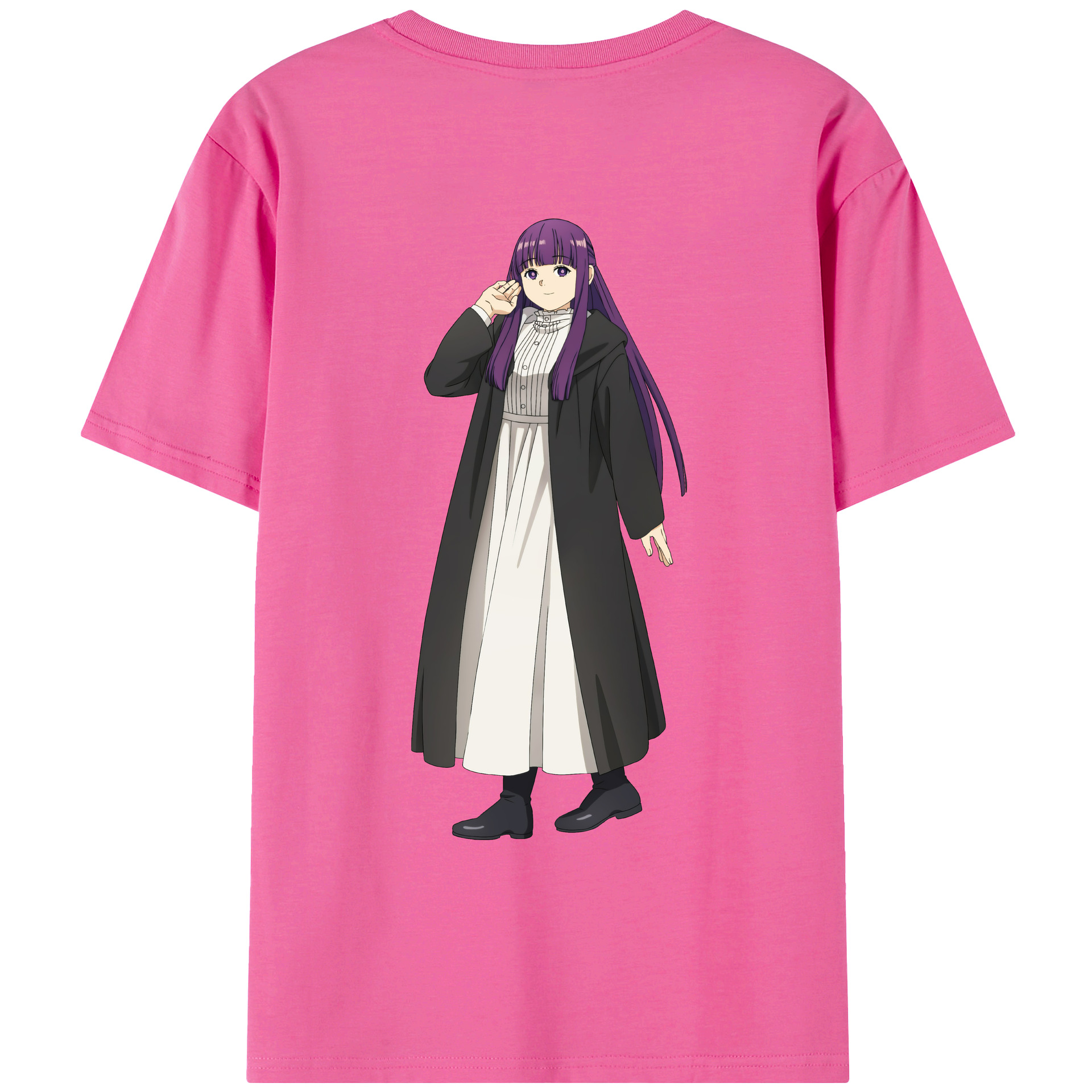 （画像用） 葬送のフリーレン Frieren レディース半袖Tシャツ(バックプリント)